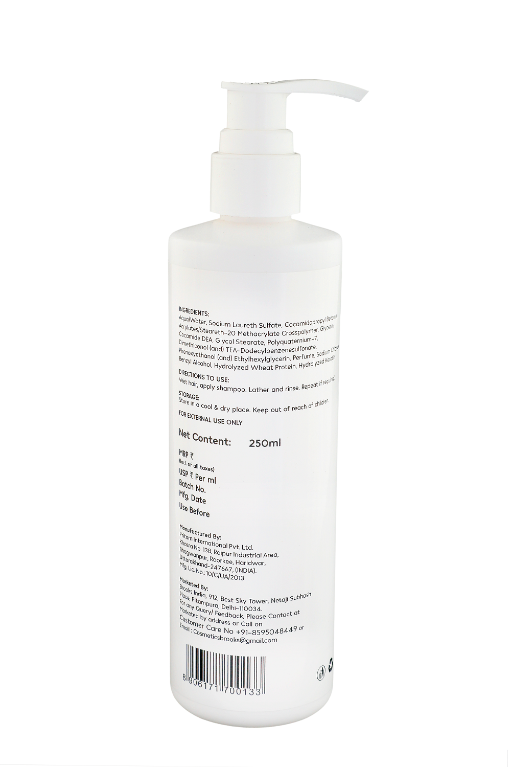 Brooks Repair & Restore Shampoo 250ml