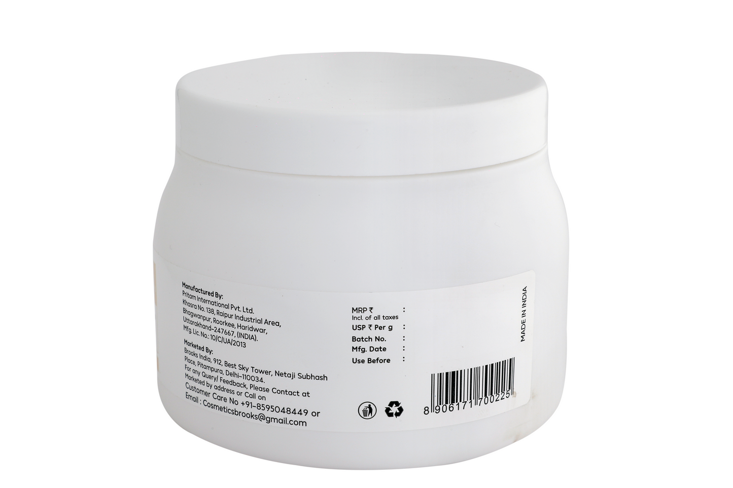 Brooks Hair Treatment Mask Color Protector 500G
