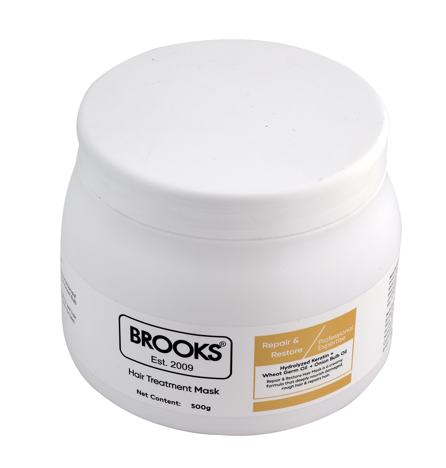 Brooks Hair Treatment Mask Repair & Restore 500G