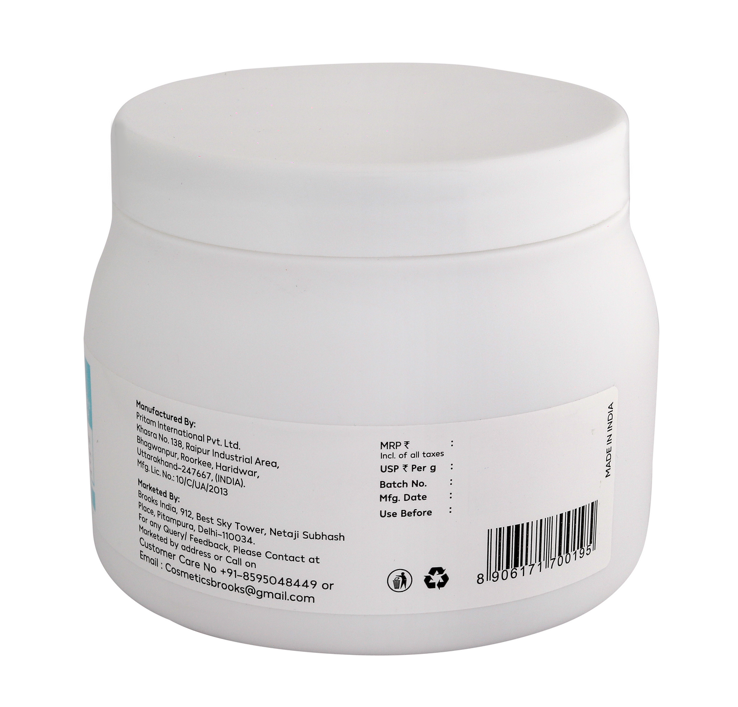 Brooks Hair Treatment Mask Deep Cleansing 500G