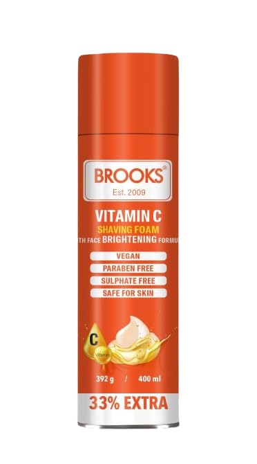 Brooks Vitamin-C Shaving Foam 400ml