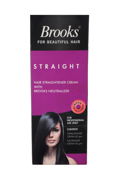 Brooks Hair Straightener Cream 60g with Neutralizer 60g