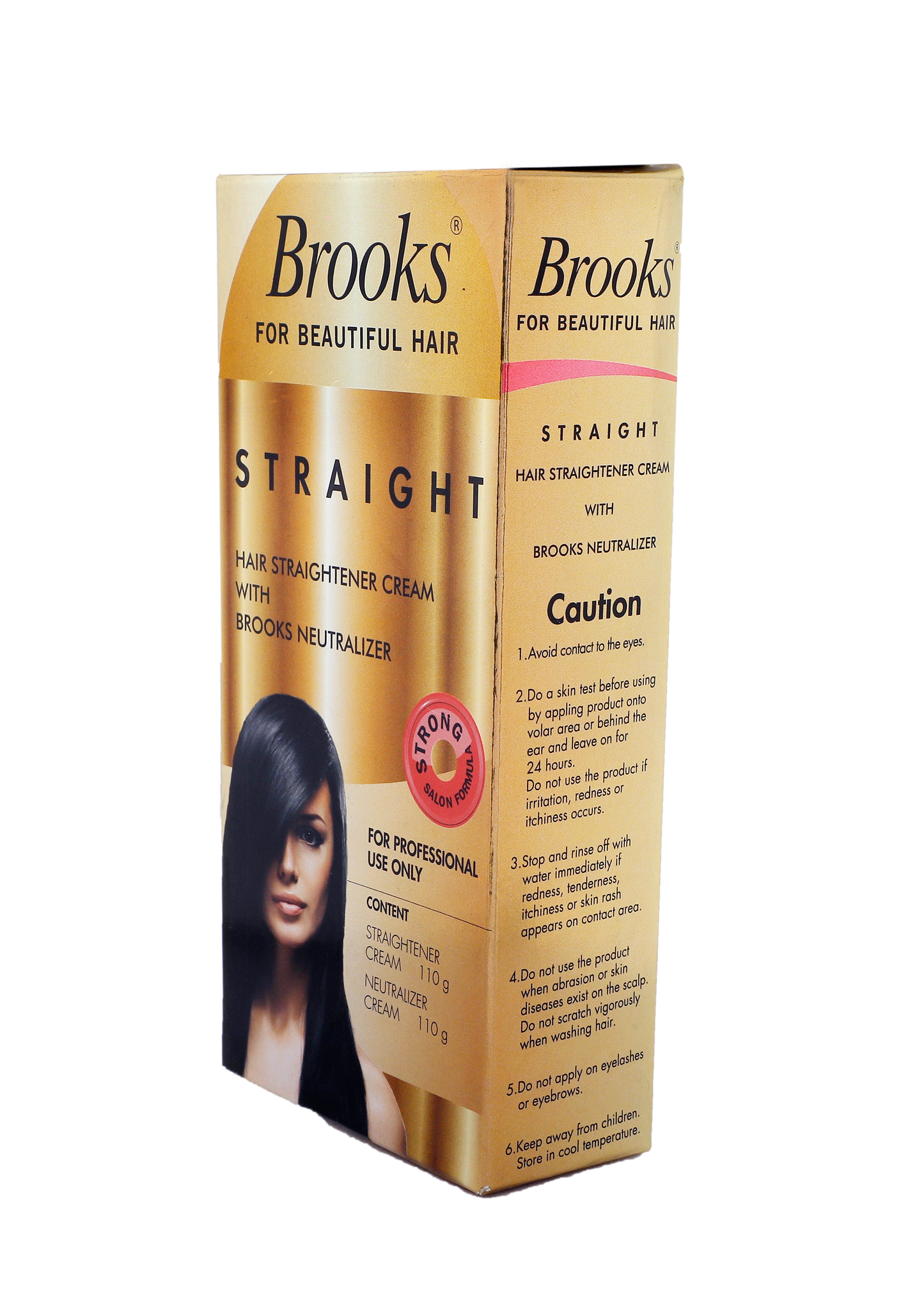 Brooks Hair Straightening Cream 110 G With Neutralizer 110G