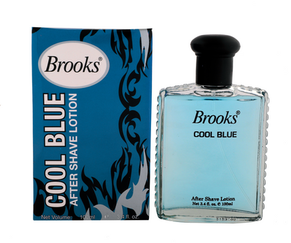 Brooks After Shave Lotion  Cool Blue Glass 100ml