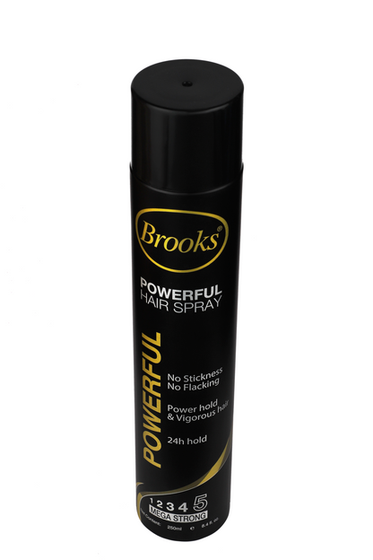 Brooks Hair Spray Black 250ml