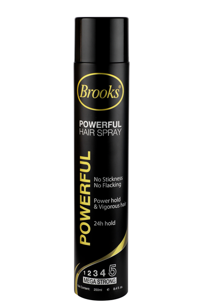 Brooks Hair Spray Black 250ml