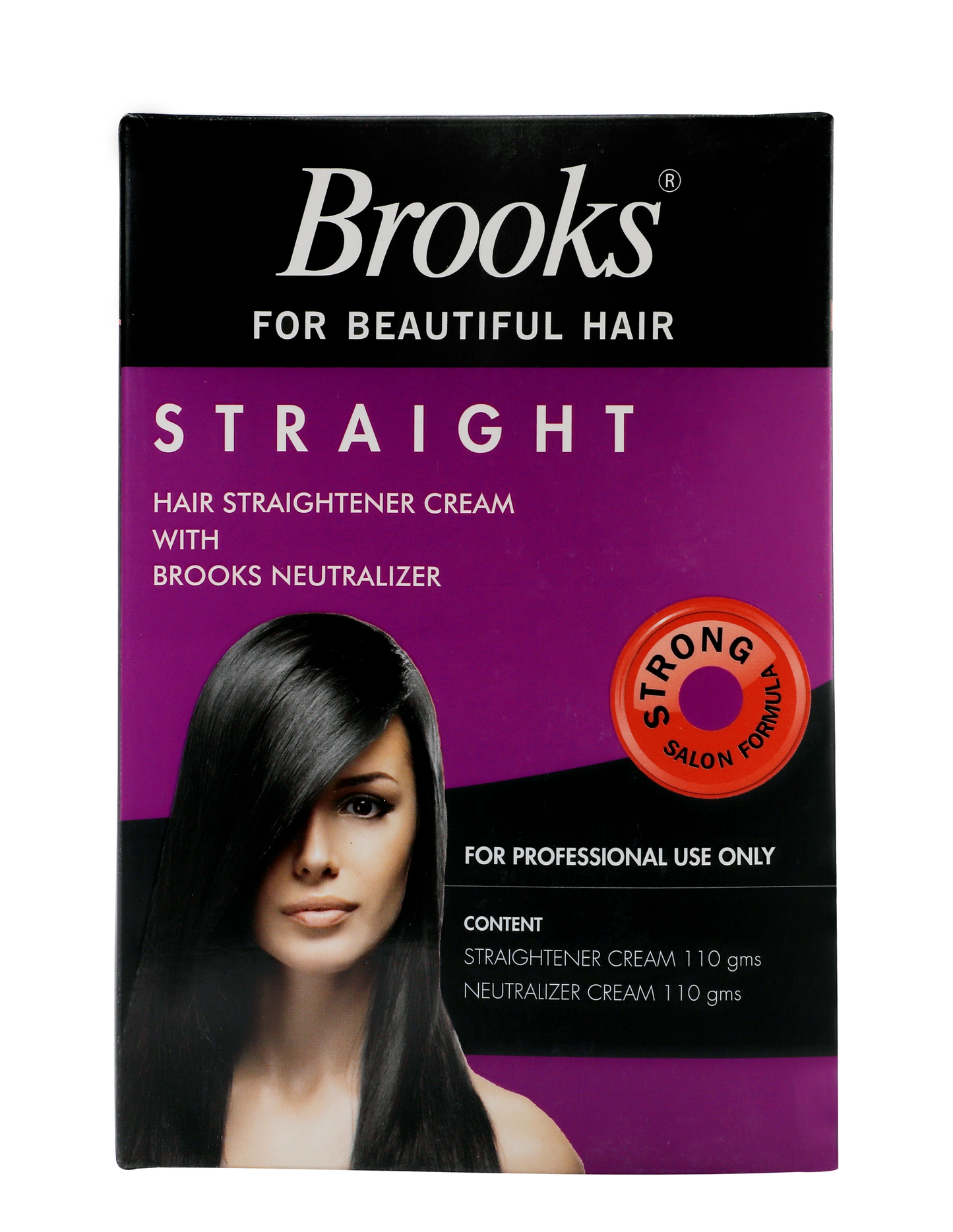 Brooks Hair Straightener Cream 110g With Neutralizer 110g