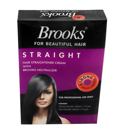 Brooks Hair Straightener Cream 110g With Neutralizer 110g