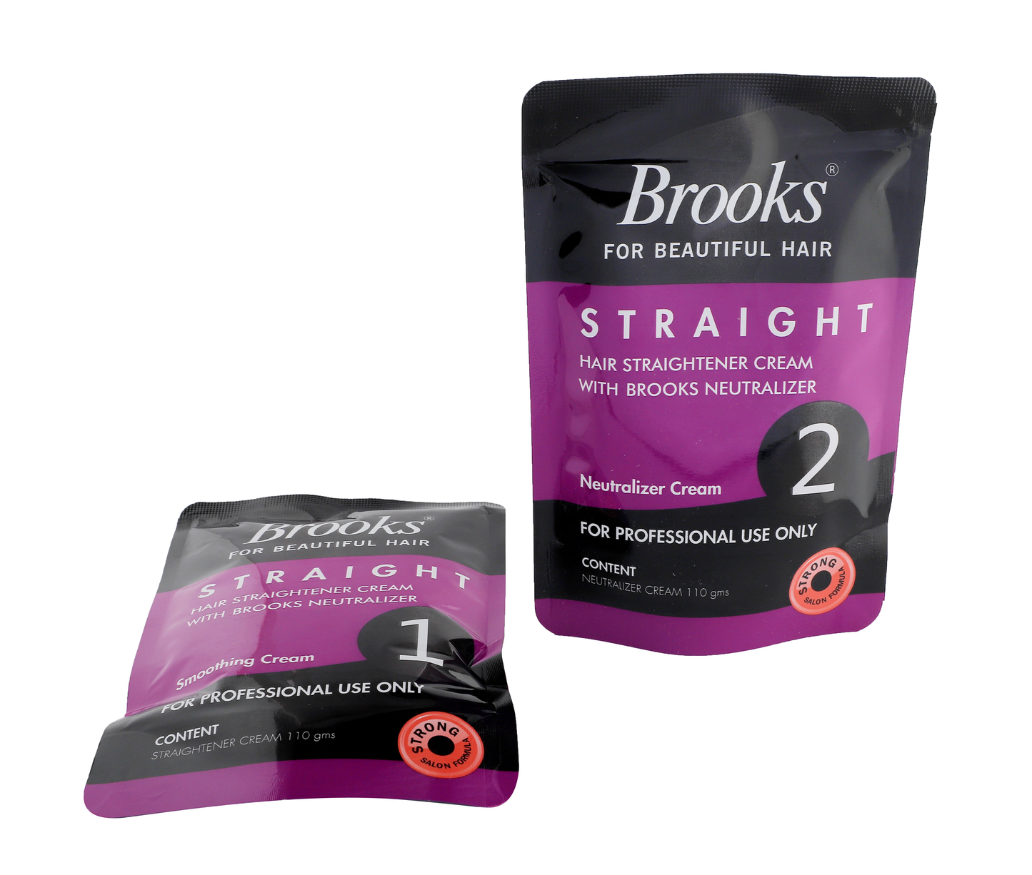 Brooks Hair Straightener Cream 500g With Neutralizer 500g