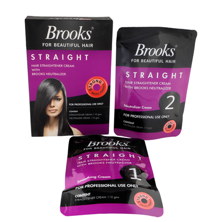 Brooks Hair Straightener Cream 500g With Neutralizer 500g